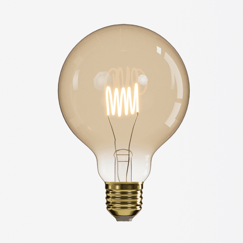 Ampoule filament Loop, style vintage, dimmable