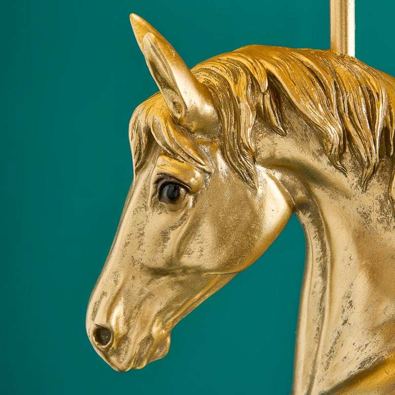 Lampe de table Cheval Wendy, or