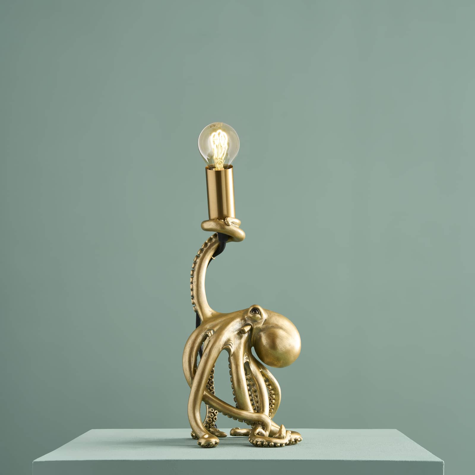 Table Lamp Octopus Baby Otto Octopus, gold