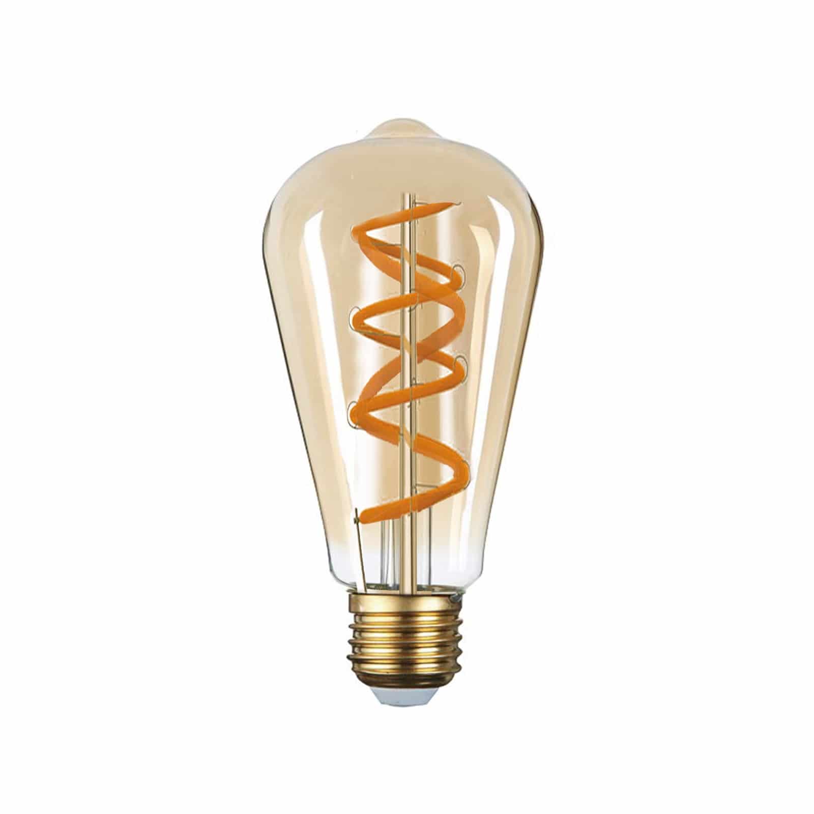 Lampadina LED a filamento loop, forma a candela, aspetto vintage, E14, 2,5  W, 220 V, 3,5 x 9,5