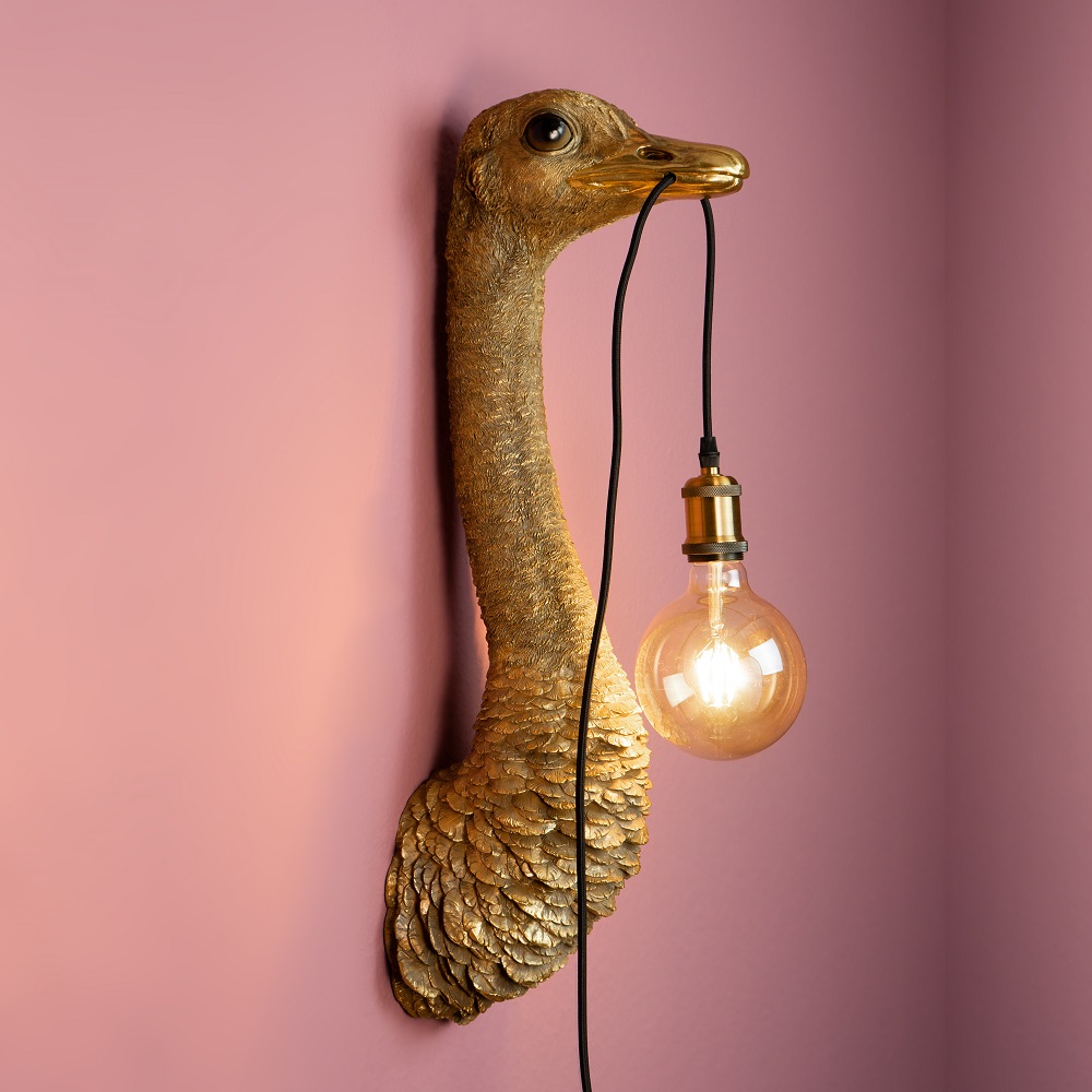Lampe Berger Lamp 5656 Exotic Symphony Bird painting Metal Gold Cap