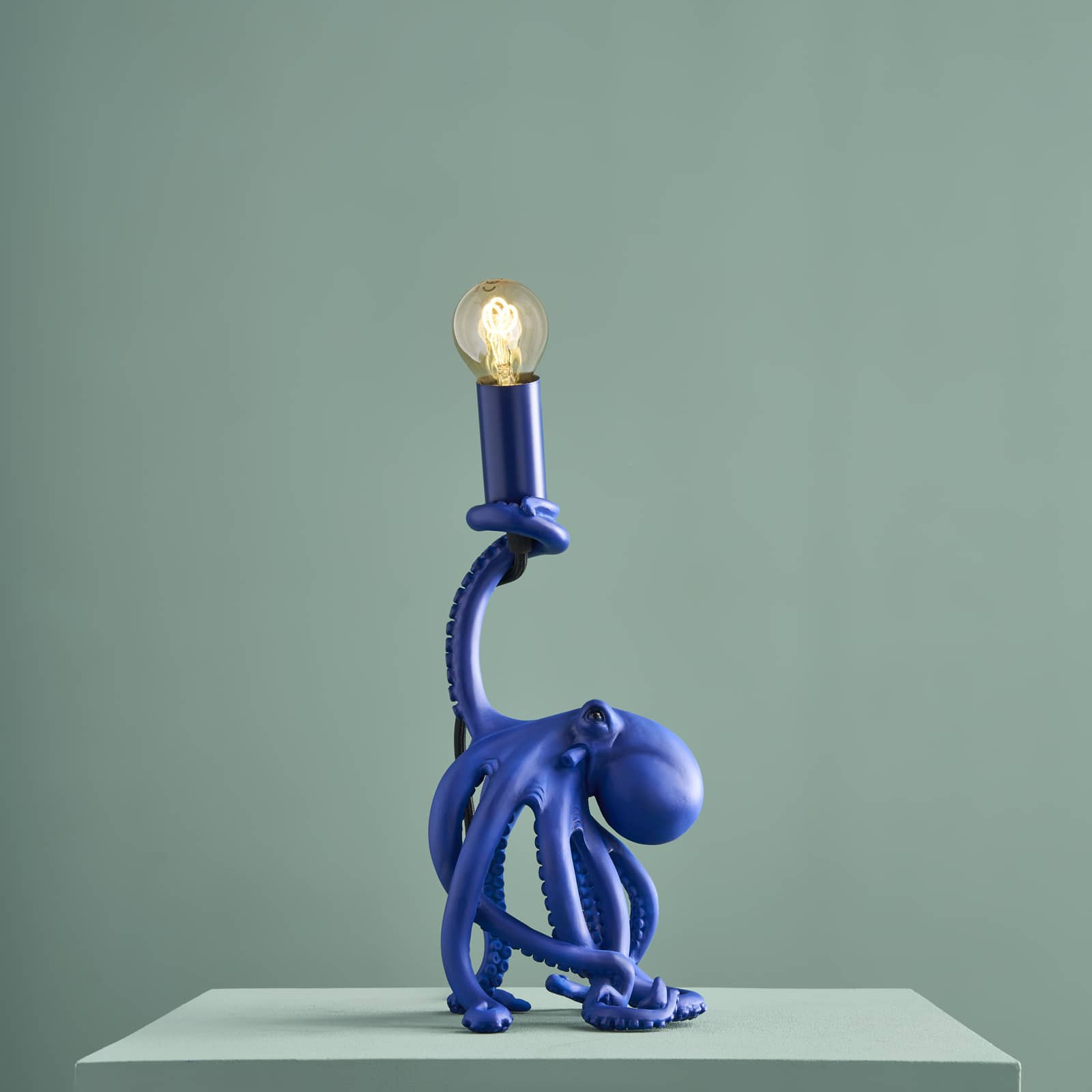 Lampa stołowa Ośmiornica Baby Otto Octopus, niebieski